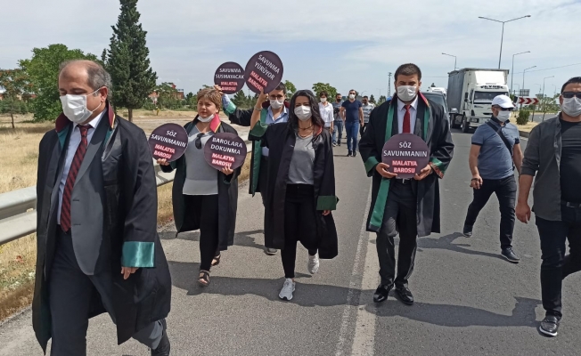 Malatya Barosu tepki için Ankara’ya yürüyor