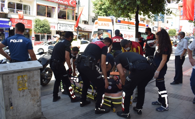 Malatya'da motorize polis ekipleri kaza yaptı: 2 yaralı