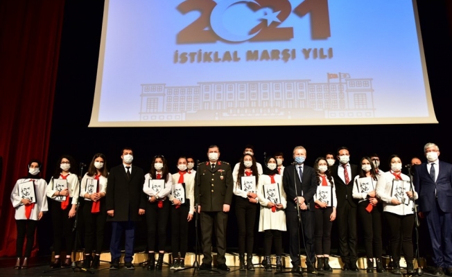 Malatya'da İstiklal Marşının Kabulünün 100. yıl dönümü programı düzenlendi