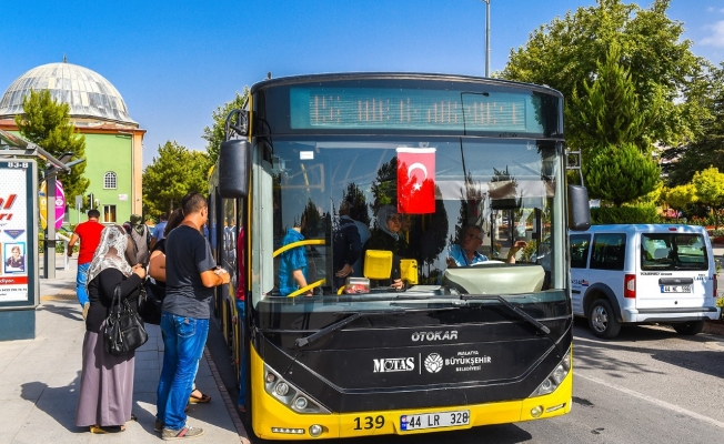 Malatya’da belediye otobüsleri bayramın 1’inci ve 2’inci günü ücretsiz