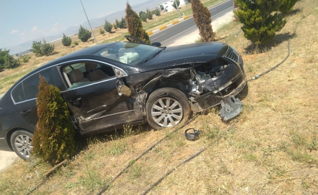 Malatya'da iki araç çarpıştı: 2 yaralı