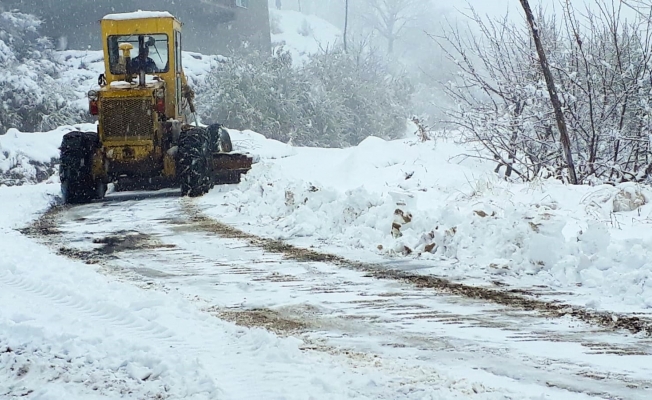 300 kırsal mahalle yolu kardan açıldı