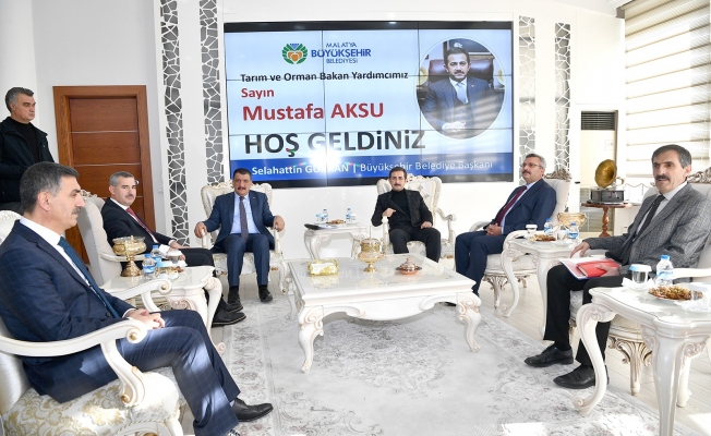Bakan Yardımcısı Aksu , Başkan Gürkan'ı ziyaret etti
