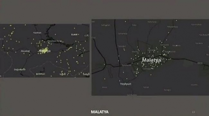 İşte Malatya'nın Koronavirüs Yoğunluk Haritası