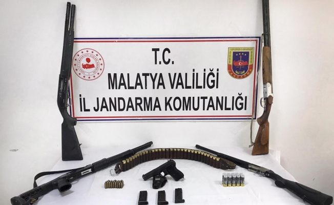 Malatya'da silah operasyonu: 3 zanlı yakalandı!