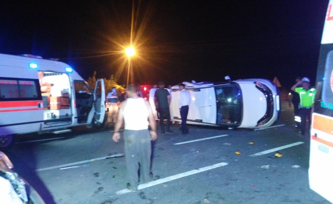 Malatya'da iki araç çarpıştı: 3'ü çocuk 8 yaralı!