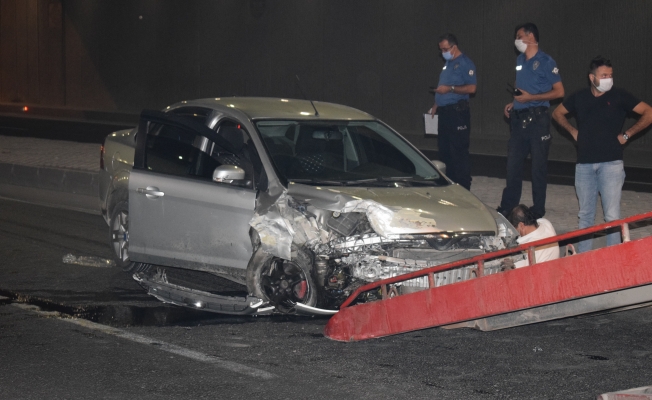 Malatya'da alt geçitte trafik kazası: 2 yaralı