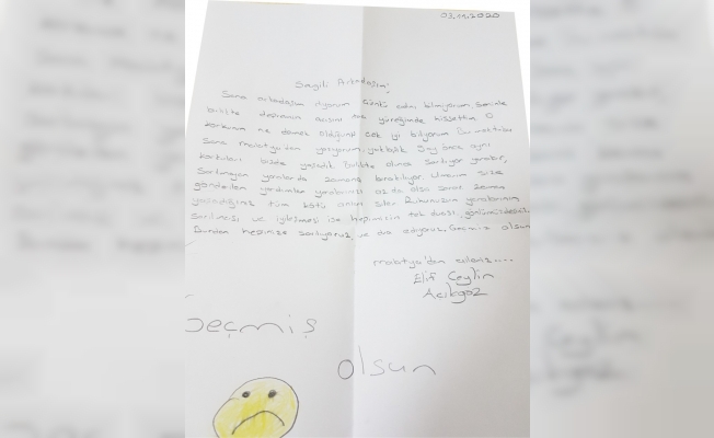 Malatyalı çocuklardan İzmir'deki akranlarına mektup... "Birlikte olunca sarılıyor yaralar"