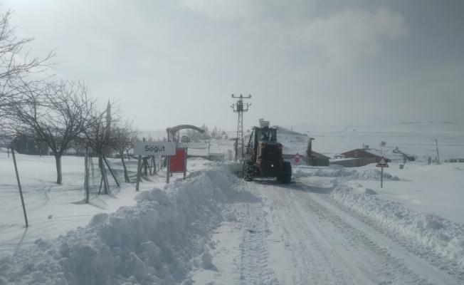 Kar nedeniyle kapanan 698 mahalle yolu ulaşıma açıldı