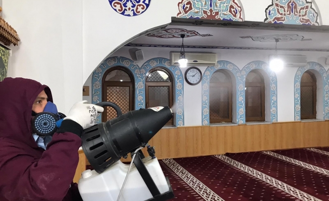 Malatya’da camiler dezenfekte edildi