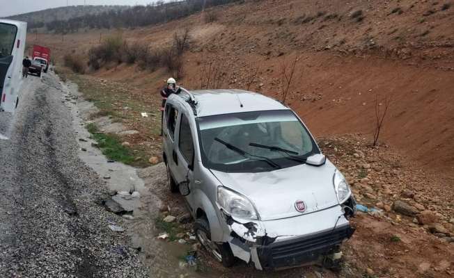 Malatya’da Kaygan yol kazaya neden oldu: 1 ölü, 3 yaralı