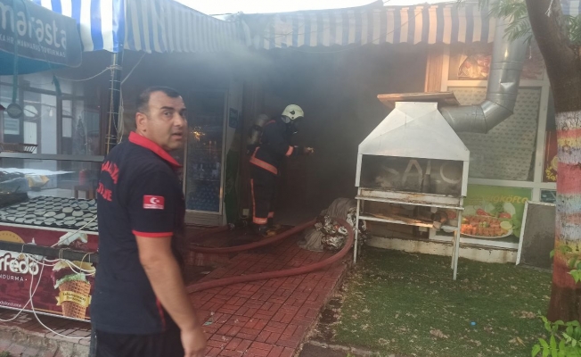 Malatya’da restoranda çıkan yangın korkuttu