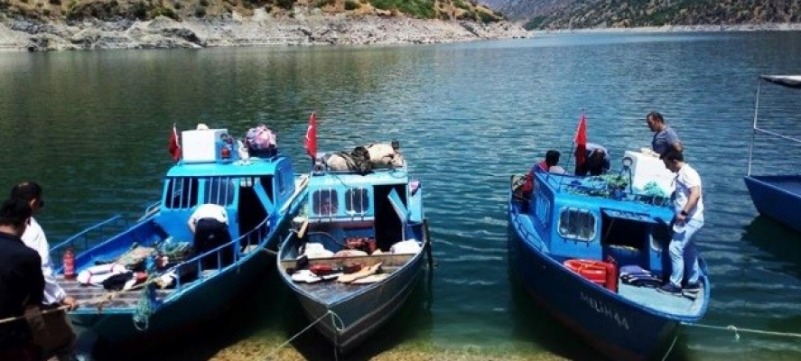Malatya'da avlanma yapan teknelere sıkı denetim