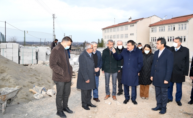 Başkan Gürkan, Usta Şagirt Kümbeti restorasyon çalışmalarını inceledi