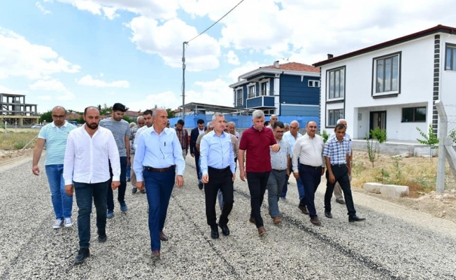 Başkan Çınar, mahalleli ile istişare etti