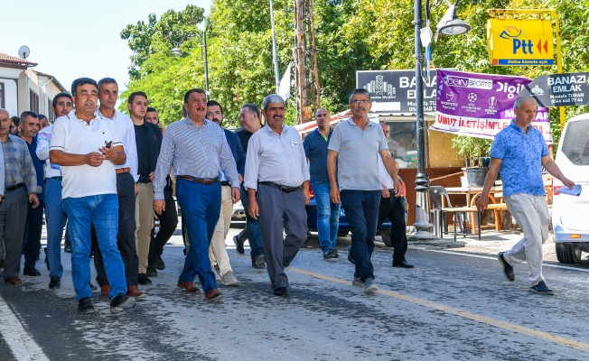 Başkan Gürkan'dan Konak'a ziyaret