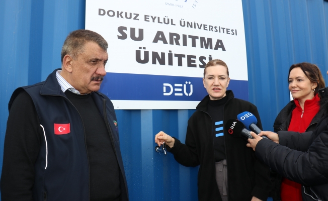 Dokuz Eylül Üniversitesi'nden Malatya'ya mobil su arıtma tesisi