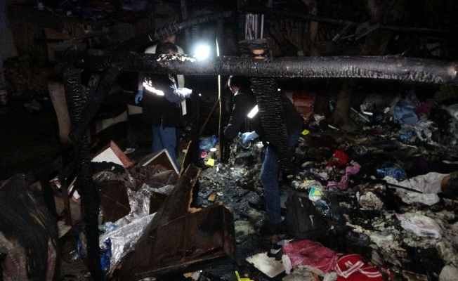 Baraka'da yangın çıktı: 1 çocuk hayatını kaybetti