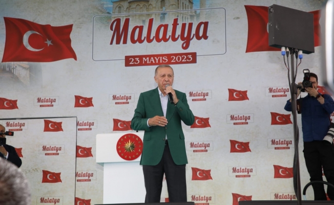 Cumhurbaşkanı Recep Tayyip Erdoğan Malatya'da