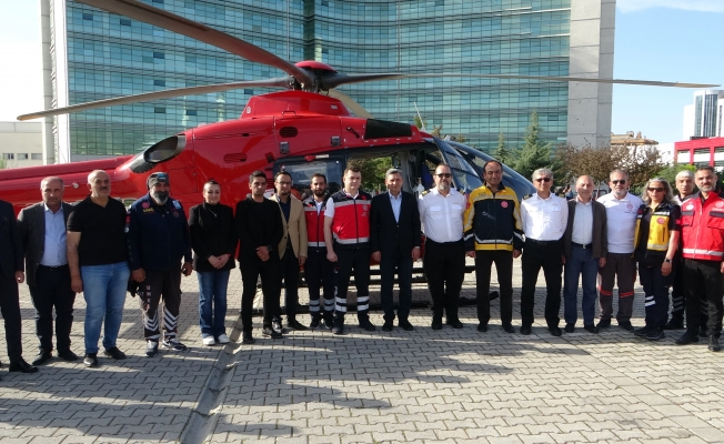 Helikopter ambulans Malatya’da hizmete başladı