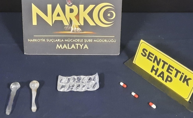 Malatya'da uyuşturucu operasyonu: 3 gözaltı
