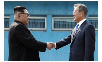 Kuzey Kore ve Güney Kore liderleri bir arada