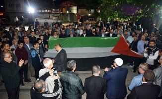 Malatya’da İsrail protesto edildi