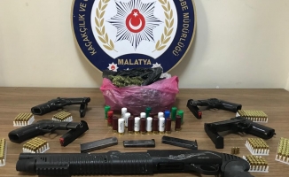 Malatya'da silah ticareti yapan 6 şüpheli yakalandı!