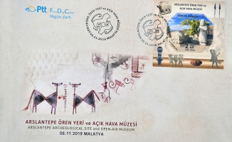 UNESCO Dünya Mirası Arslantepe Höyüğü PTT pullarına taşındı