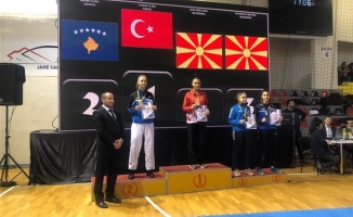 Malatyalı sporcu Fatma Uygur, Balkan şampiyonu oldu