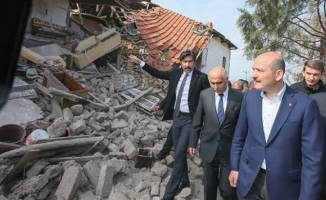 Bakan Soylu:  Evi yıkılanlara 41 bin TL yardım!