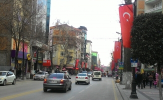Malatya'da caddeler Türk Bayrakları ile donatıldı!