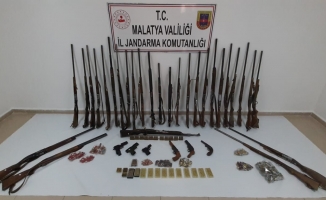 Malatya'da silah ve mühimmat kaçakçılığından 7 gözaltı!