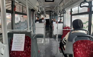 Otobüslerde "sosyal mesafe" düzenlemesi