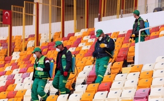 Yeni Malatya Stadyumu, Trabzonspor maçı öncesi dezenfekte edildi!