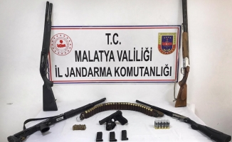 Malatya'da silah operasyonu: 3 zanlı yakalandı!
