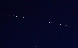 Starlink uyduları Malatya semalarında görüntülendi
