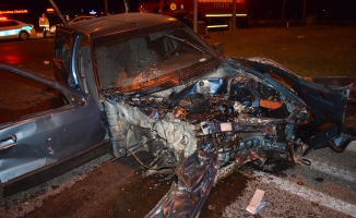 Malatya'da tır otomobili biçti: 1 ölü! 3 yaralı...