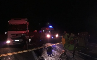 Malatya'da tır traktöre çarptı: 1 ölü