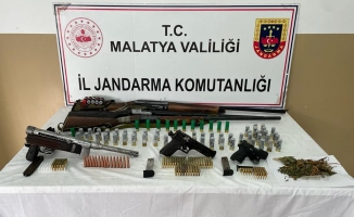 Malatya’da silah ve mühimmat operasyonu: 2 gözaltı