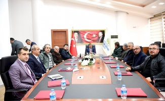 Başkan Gürkan, Ağaç Sanatkârları Odası Yönetim Kurulu Üyelerini kabul etti
