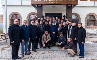 Başkan Gürkan, Malatya Muhtarlar Derneğini ziyaret etti