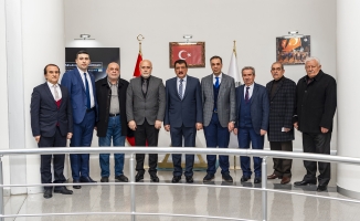 Başkan Gürkan, MEV Malatya Şube Başkanı ve Yönetimini kabul etti