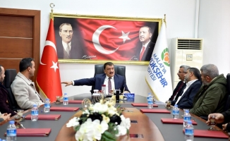 Şire pazarı esnaflarından Başkan Gürkan’a teşekkür ziyareti