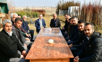 Başkan Çınar, fidancıları ziyaret etti