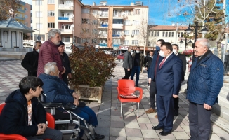 Başkan Gürkan’dan esnaf ve vatandaşlara ziyaret