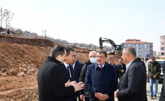 Başkan Gürkan, güney kuşak yolunda incelemelerde bulundu