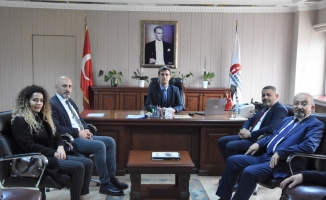 Başkan Sadıkoğlu’ndan yeni Vergi Dairesi Başkanı Balıkçı'ya ziyaret