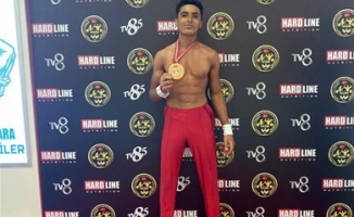 Malatyalı sporcu, vücut geliştirmede Türkiye Şampiyonu oldu
