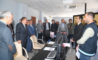 Başkan Gürkan Atık Su Arıtma Tesisi alanında incelemelerde bulundu